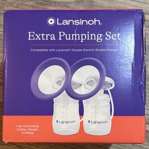 Lansinoh extra pumping set